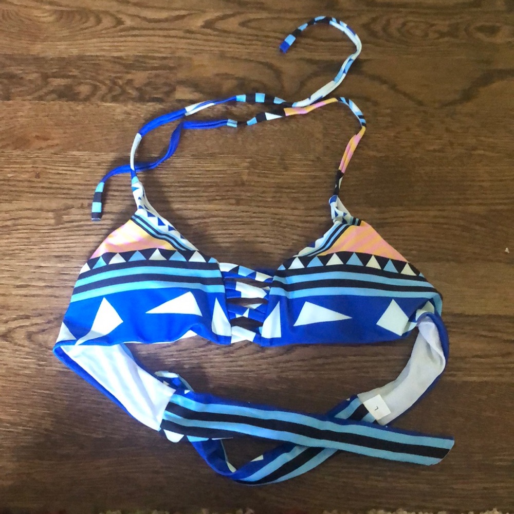 Patterned Bikini Top